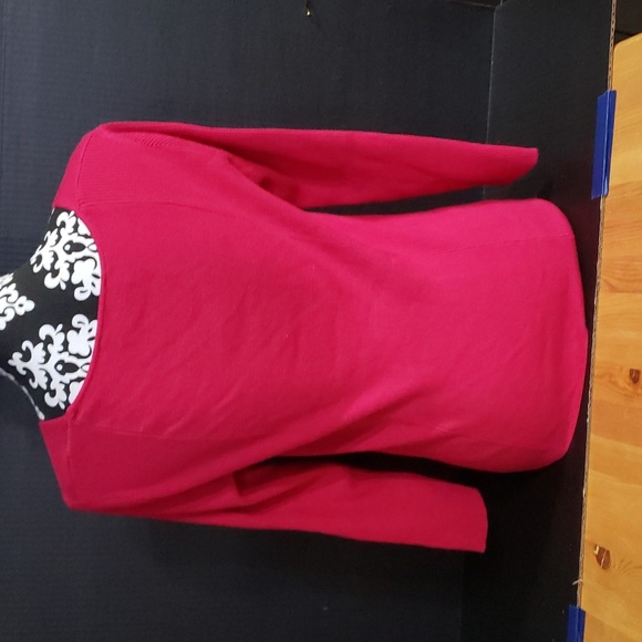 Jones Wear Square Neck Top. Pink. Size M. - Picture 2 of 5